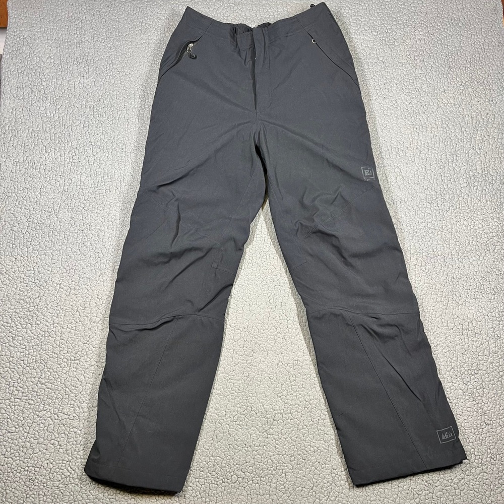 REI Rain Pants Women 12 Elements Waterproof Hiking Black Gorpcore